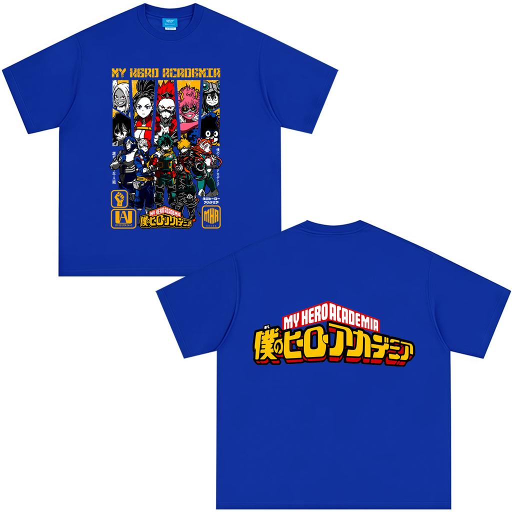 Anime My Hero Academia T Shirts Unisex Unisex Clothing Harajuku Fashion Tshirt Summer Casual Cotton Oversized Highquality Tshirts