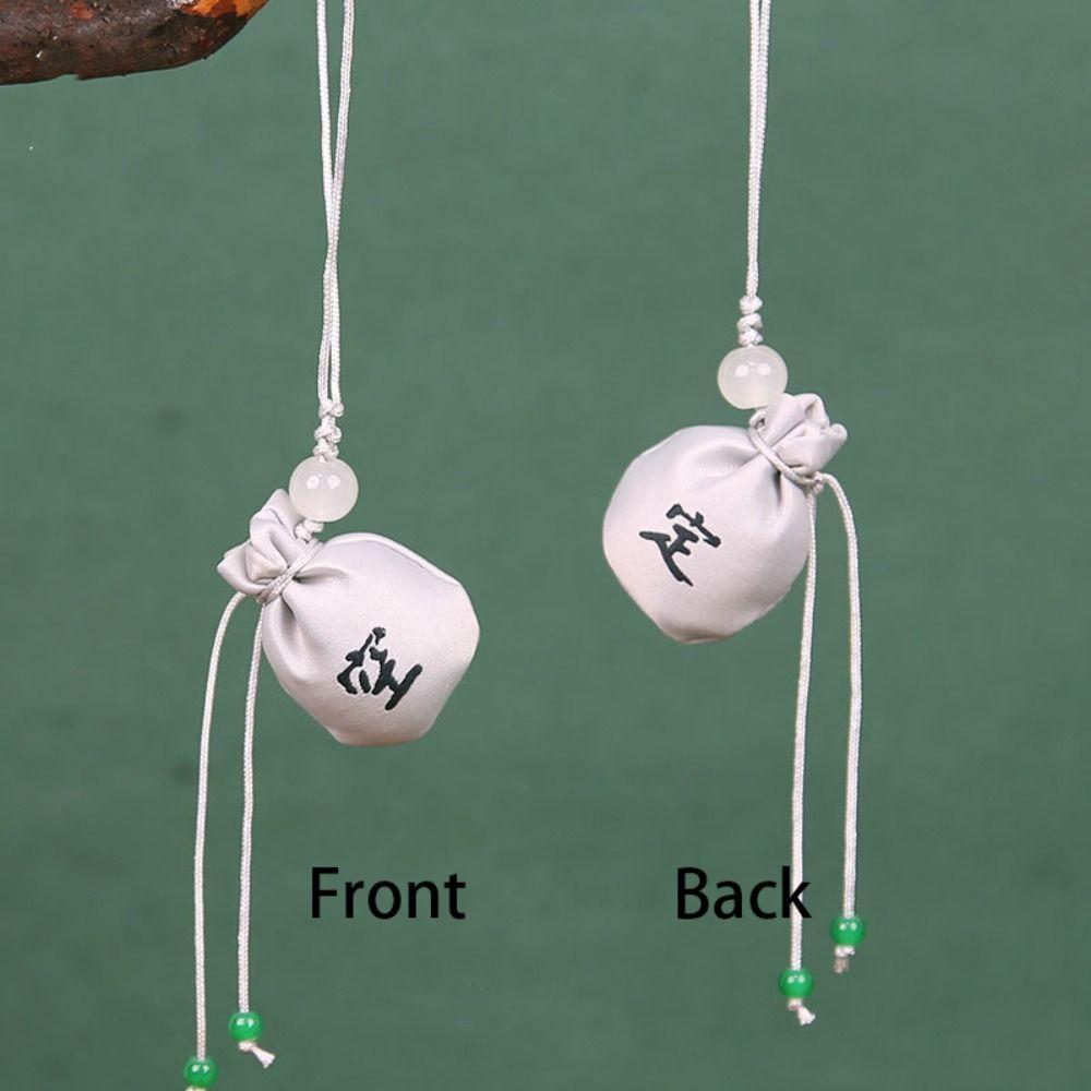 for Filled Fragrant Herbs Chinese Style Sachet Printing Tassel Small Pouch  Ladies