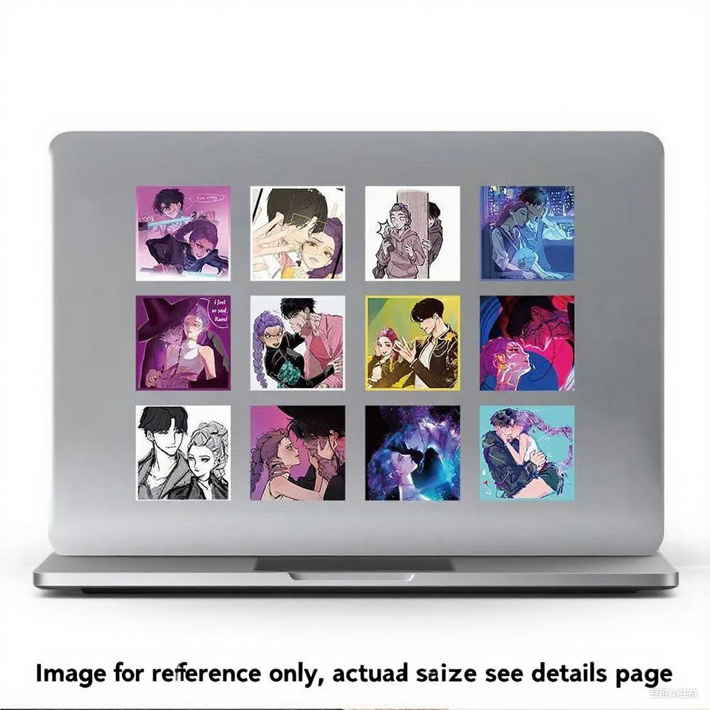 Spellbound Stickers: K-Pop Witch Hunt Squad Designs – Durable, Vibrant & Perfect To Cast Style On Your Favorite Things Kawayi!