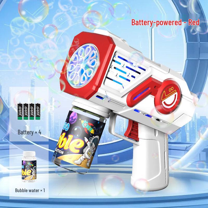 Unicorn Electric Bubble Maker: Kids' Automatic Light-Up Bubble Gun Gift