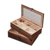 Decorative Wooden Jewelry Storage Box Vintage Solid Wood Storage Cabinet  Trinket