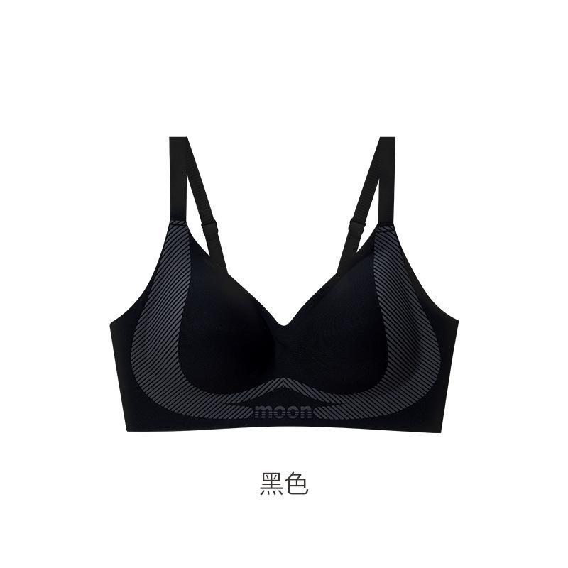 

Spring and summer new models show large gathering without steel ring text adjustment anti-sagging lifting soft support without marks M（75ABC） чёрный