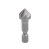 Professional Carbon Steel Countersink Bit with A Chamfered End and 6 Flutes for Chamfering Metal, Wood and Plastic