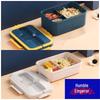 Qianxing Wheat Straw Portable Lunch Box