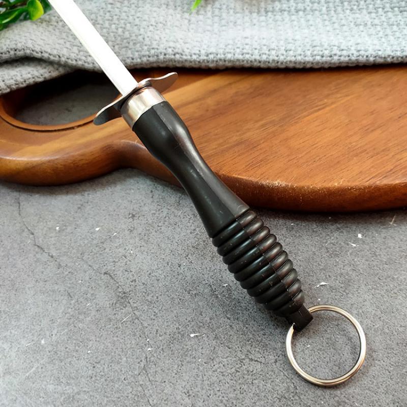 26cm Professional Carbon Steel Knife Sharpener Rod Durable Knife Grinder With ABS Handle Sharpening Blade Rod Knife Kitchen Tool