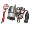 GB37-520 Hochdrehmomentmotor mit Regler DC 12V 24V Einstellbare Geschwindigkeit Vorwärts CW/CCW Smart Home Roboter Metall Elektromotor