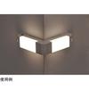 Nihon Midori Juji Corner Sensor Light CL-2 Motion and Light Activated LED Wall Light 353042