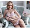 Sexy Plus Size Lingerie Set: Sheer, Anti-Sag, Lace Bra for Smaller Bust Look