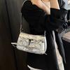 Fashion Bow Bag Women's New Versatile Solid Color Shoulder Bag Multi-pocket Messenger Bag
