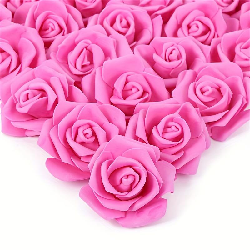 10/20/50Pcs Rose Artificial Flowers Heads Fake Flowers for Home Dceor Wedding Decoration Party Supplies DIY Craft Gift Accessory