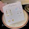 925 Silver Needle Luxury Stud Earrings Set: Exquisite, Versatile Fashion for Women