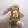 South African National Treasure, Lion Commemorative Coin, Gold-plated Block, Coin, Gold Coin, Square Commemorative Block, Elk Coin, Metal Mirror Block