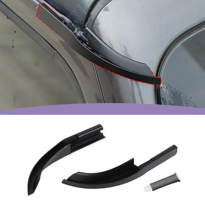 Regenrinnenverlängerungen Dach Hardtop Regenrillenumlenker Regenwasserabweiser für Jeep Wrangler JL & Gladiator JT 2018–2023 Außenzubehör