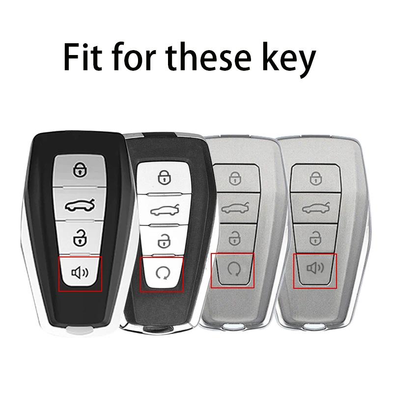 Full Signal Car Key Case Cover For Geely Key Fob Cover Multicolor For Geely Coolray X6 Emgrand Global Hawk Gx7 Accessories