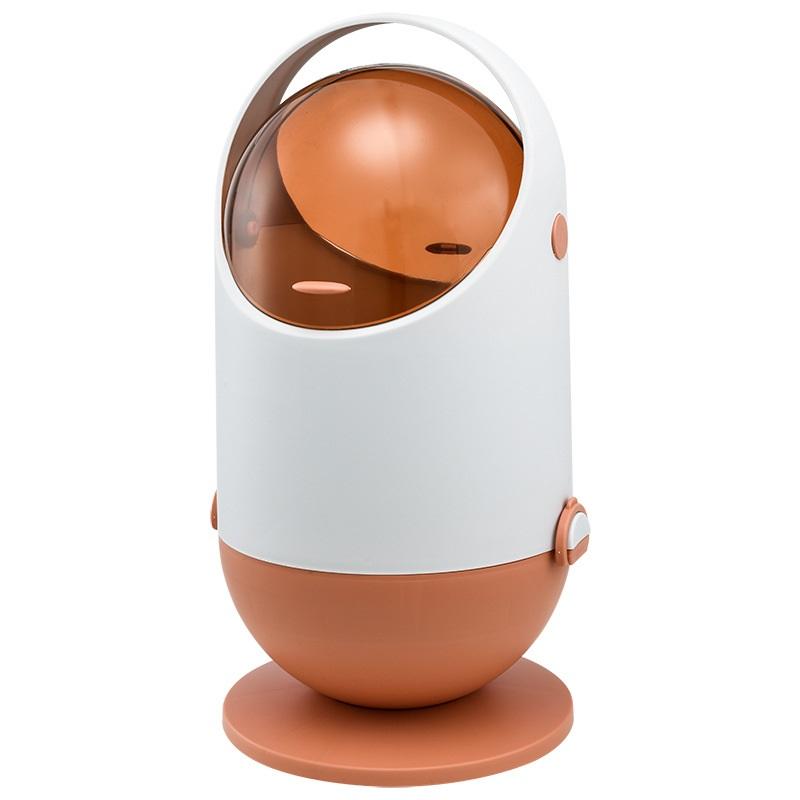 Household Light Luxury Creative Bathroom Kitchen Covered Garbage Bin Living Room Sanitary Paper Towel Toilet Storage Basket