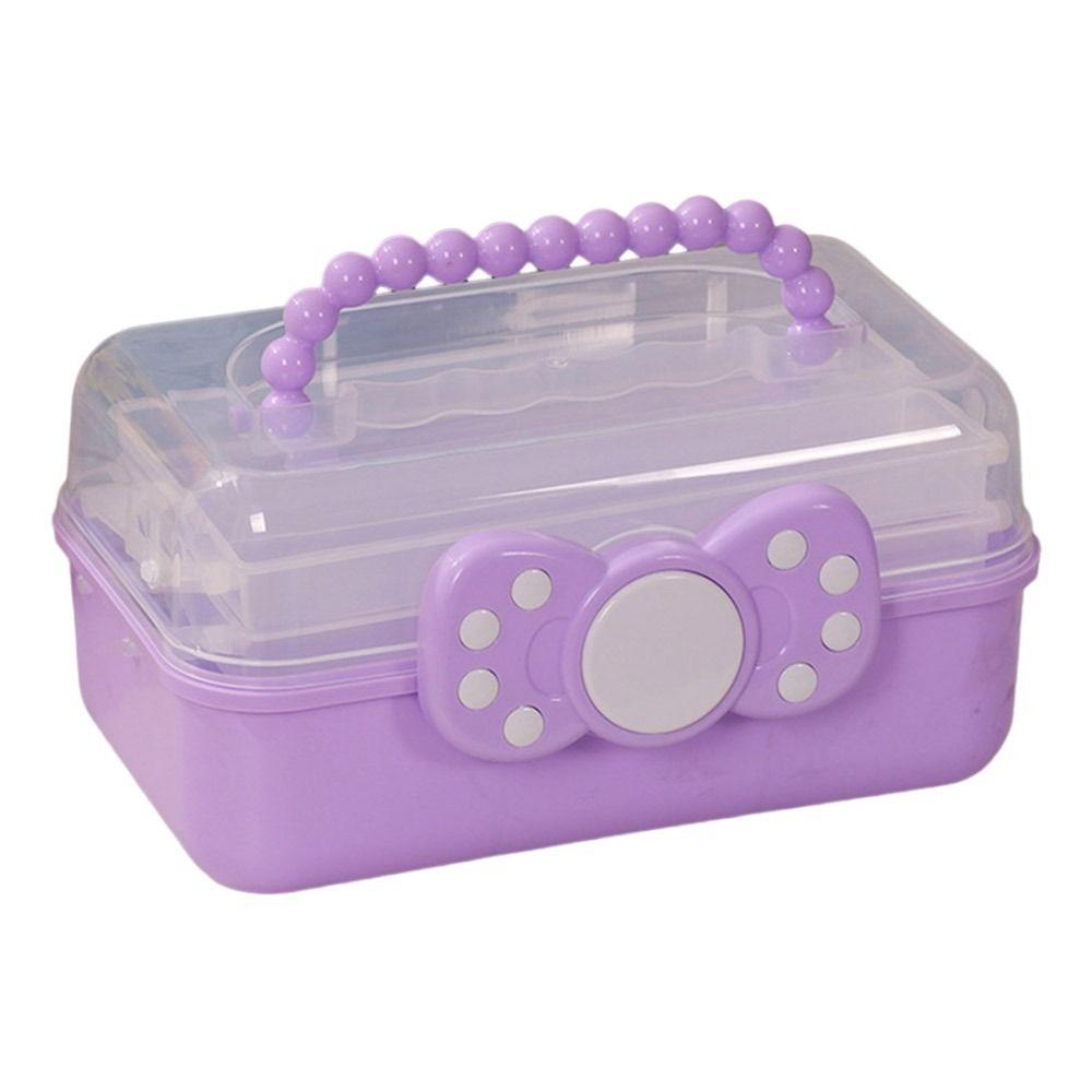 Foldable Hairpin Storage Box Large Capacity Hair Accessories Organizer  Children Girls