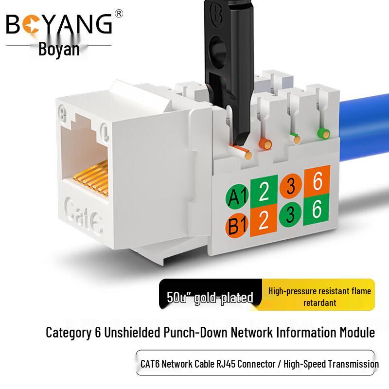 

CAT6 RJ45 Network Module