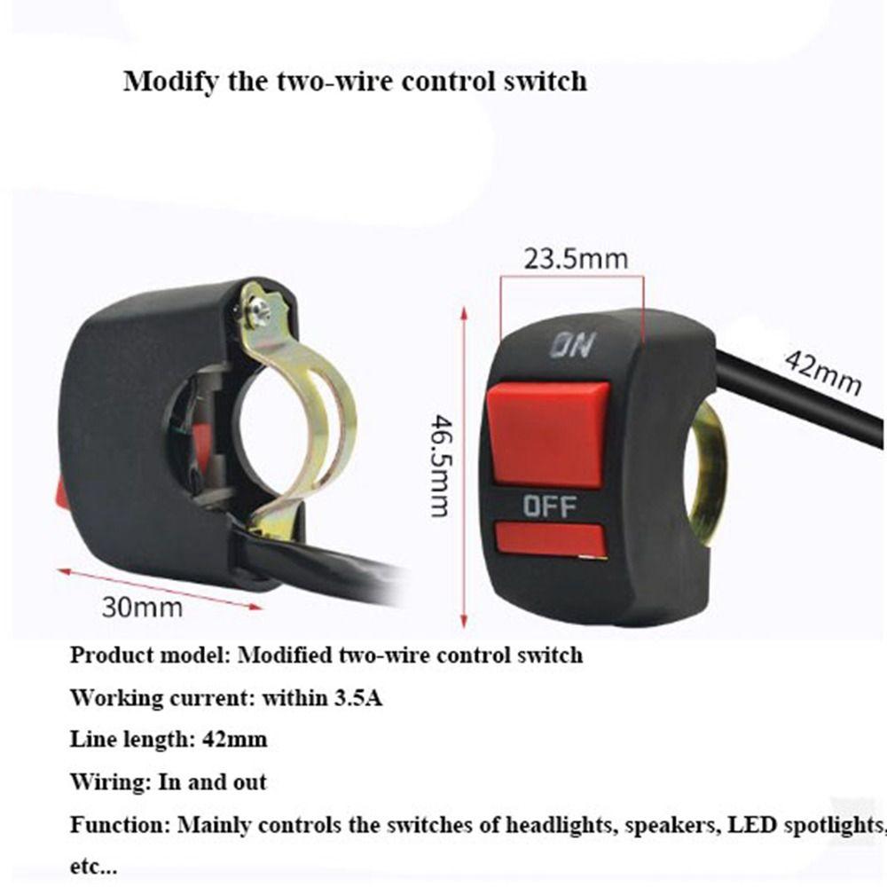 Plastic Motorcycle Modification Switch 2 Styles Electric Vehicle Parts  Electric Bike Accessories