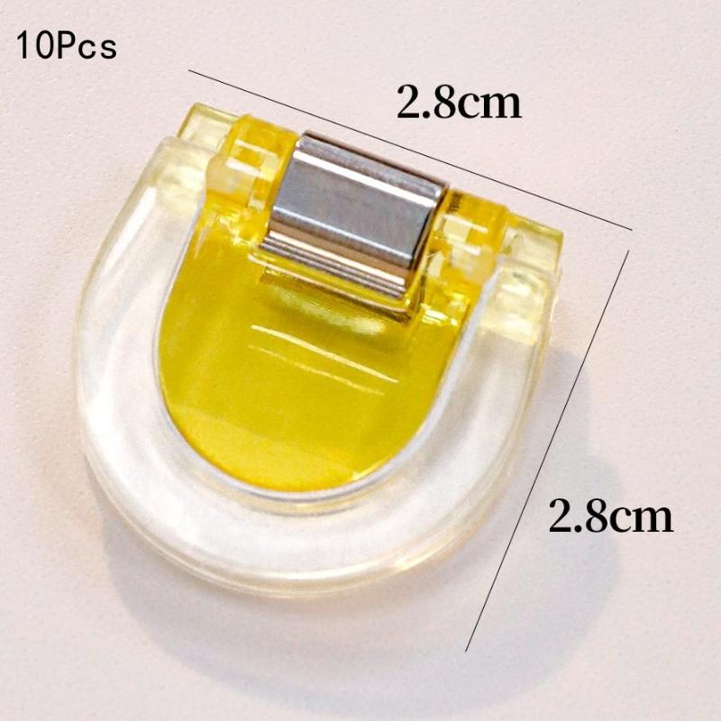 5/10Pcs Colorful Transparent Mini Multifunctional Clip Storage Clip Sealing Clips Binding Clip File Clip Binding Handbook Clip