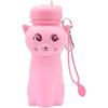 Fashion Creative Student Sports Silicone Bottle Portable Outdoor Travel Kettle Cute Children Silicone Cup