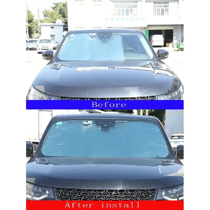 For Land Rover Discovery 5 LR5 17-25 Aluminum Foil Car Front Windshield Full Window Glass Sun Protection Parasol Car Accessories
