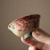 Chinese Vintage Ceramic TeaCup Handmade Single Tea Cup Household Master Mugs Kung Fu Tea Set Teaware Teacup Ceremony Decoration