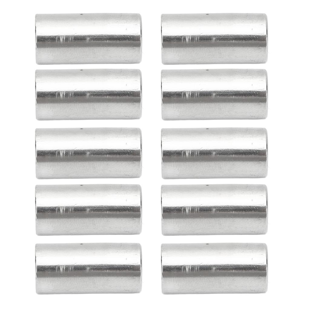 10 Pcs Round Connector Nut M8x1.25 Female Thread L25mm Rod Coupling Nuts Stainless Steel Threaded Sleeve Rod