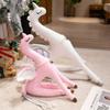 5070Cm Elegant Tsundere Princes Unicorn Plush Toy Stuffed Artificial Pearl Necklace Flying Wings Horse Plushie For Girl Gift