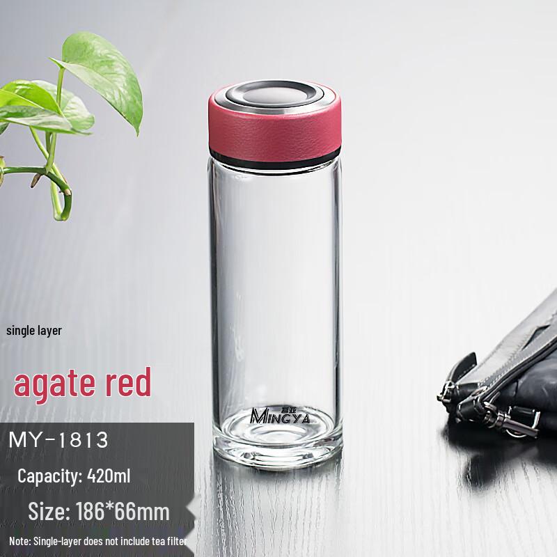 MINGHUI MH1113 Leather Pattern Glass Cup