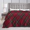 Plaid & Holiday Christmas  Blanket  Super Soft Plush Bedding Throws Girls Boys Couch Chair Sofa Bed Flannel Bedspread Bed Cover
