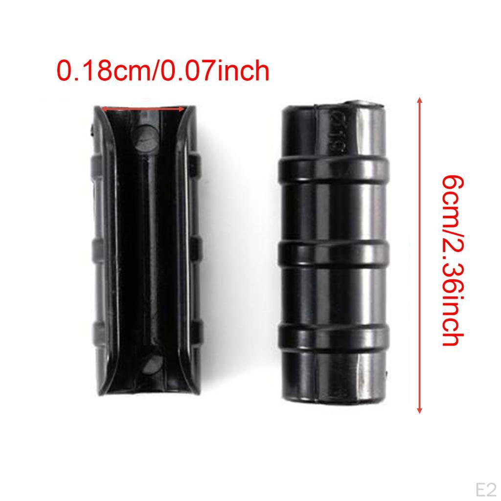 100 Pieces Greenhouse Frame Pipe Tubes, Garden Buildings Tube Clips, Multifunctional Easy to Install