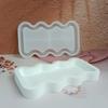 Versatile Silicone Storage Tray Mold Aquas Ripple Shaped Coaster Mould Plaster Mold for Jewelry Display Plate Making