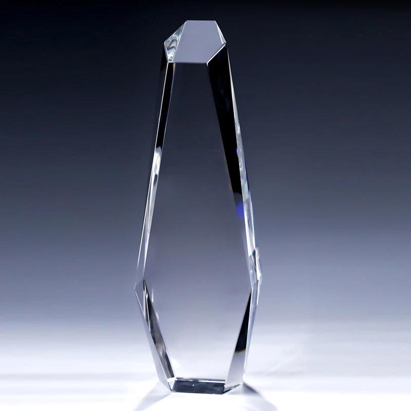 

Customized Iceberg Shape Crystal Trophy Company Excellent Employee Annual Meeting Souvenir Decoration Award Engraving Medal, 1Pc height 24CM