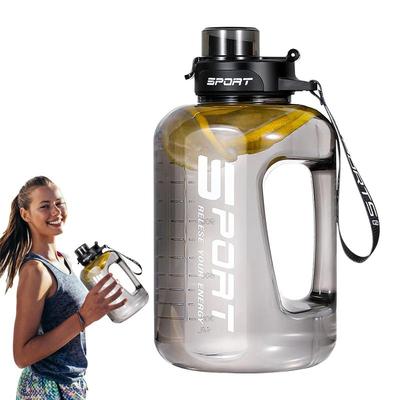 Gym Water Bottle 1700ml Leakproof Big Water Bottle Lightweight Hydration Supplies Beverage Container For Hot Or Cold Drinking