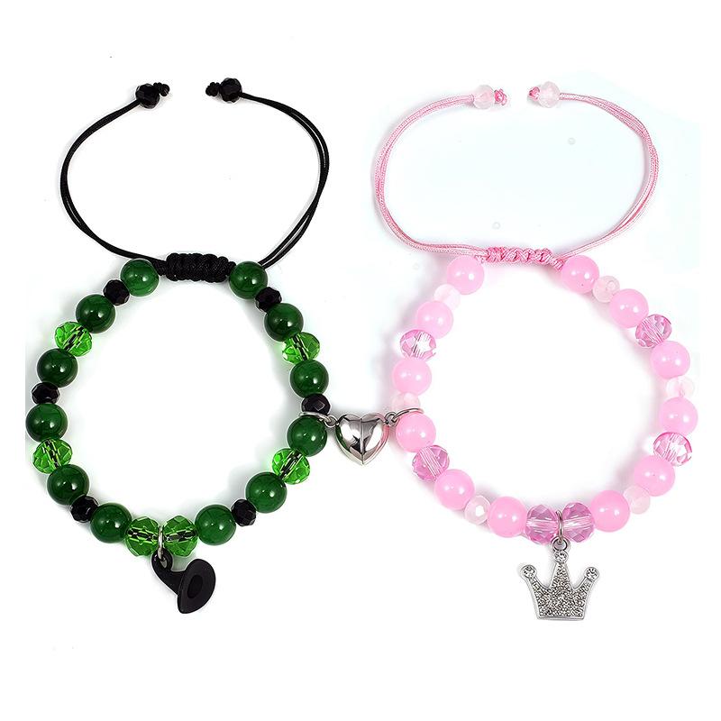 JYL TS Bracelet Wealth  Green Beads Attracts Prosperity & Luck Style-1