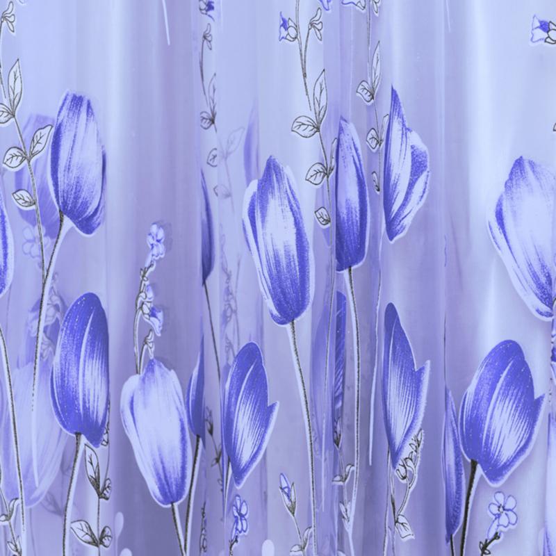 

200*100 СМ Сучасні тюлеві штори для вітальні Фіолетові штори для дітей Спальня Двері Кухня Вікна Штори Дитячі штори фіолетовий