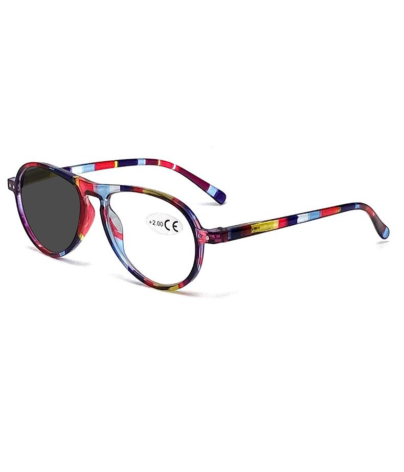 Korean Light-Sensitive Color-Changing Glasses European-Style Fashionable Reading Glasses 612 UV Protection