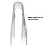 Shimmering Rhinestones Hair Jewelry Wedding Headpiece With Crystal Fringe Detailing For Bride Evening Event
