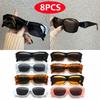 1/8pcs Luxury Polygonal Oversize Sunglasses Women Retro Square Style UV Resistant Glasses Unisex Personalized Eyewear