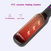 Negative Ion Hair Straightener Brush Hair Straightener Comb Hot Brush Hair Straightener with Anti-Scald Feature