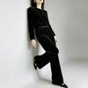 Women's Mulberry Silk Velvet Wide-Leg Pants