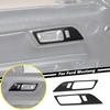 For 2015-2025 Ford Mustang Carbon Fiber Inner Door Handle Bowl Frame Trim Cover