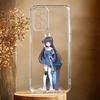 Nemugaki Fubuki Blue Archive Phone Case For Samsung Galaxy A71,A70,A52,A51,A40,A30 Transparent Cover