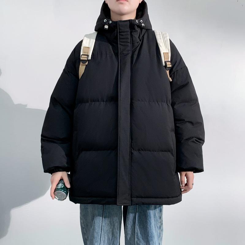 Cotton Clothing Men and Women with The Same Paragraph Winter Loose Hooded Cotton Jacket Thickened Casual Cotton Jacket Couples Jacket