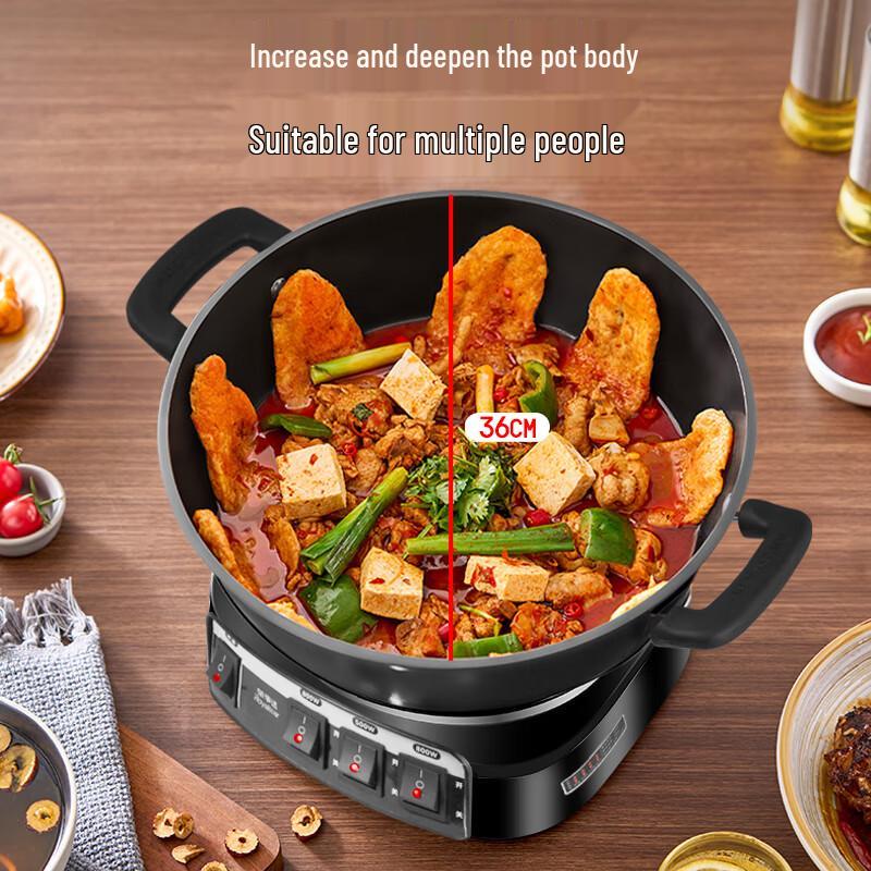 Royalstar Multi-function Cast Iron Electric Hot Pot CN Plug (adapter Included)