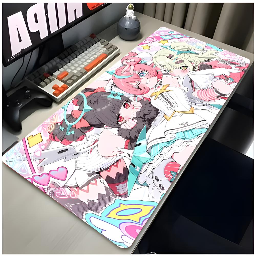 Game Character Zenless Zone Zero Sunna Mouse Pad Large Gaming Mousepad With Thick Stitched Edge NonSlip Desk Mat
