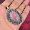 Rose Quartz Gemstone 925 Solid Sterling Silver Jewelry, Handmade Glorious Silver Jewelry Gift For Women