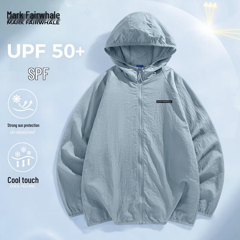 Mark Fairwhale Men's Ice Silk UPF50+ Hooded Sun Protection Jacket