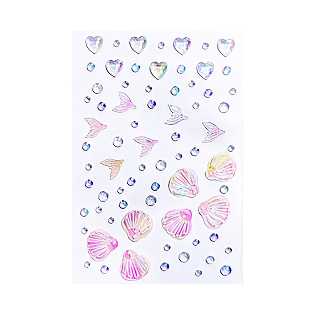 Sparkling 3D Face Stickers - Glitter Temporary for Face and Party Wear