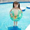 Thickened Children's Mermaid Swimming Ring Inflatable Swim Ring With Steering Wheel For Water Park Play